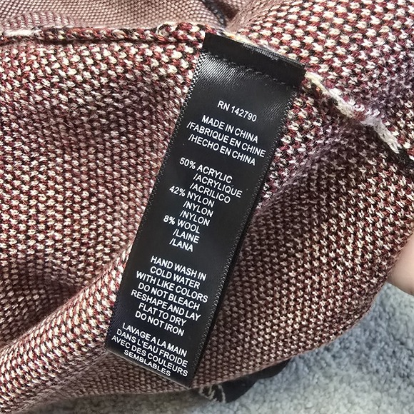 Vertigo Black Multi Hooded Knit Cardigan Jacket XS Floral‎ Boho Pockets NWT $328 - Picture 5 of 7